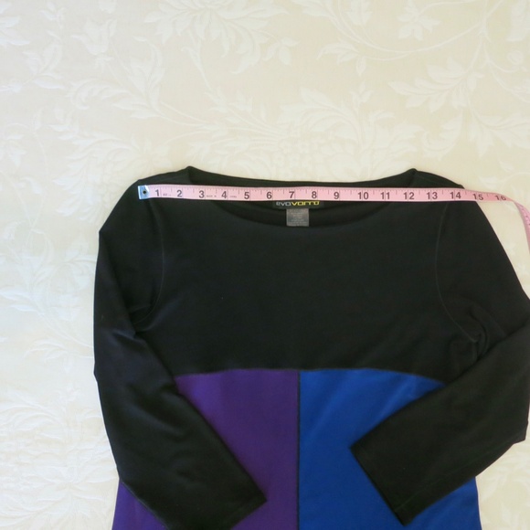 EvoVorro Color Block Tunic Top Size Small - Picture 8 of 10